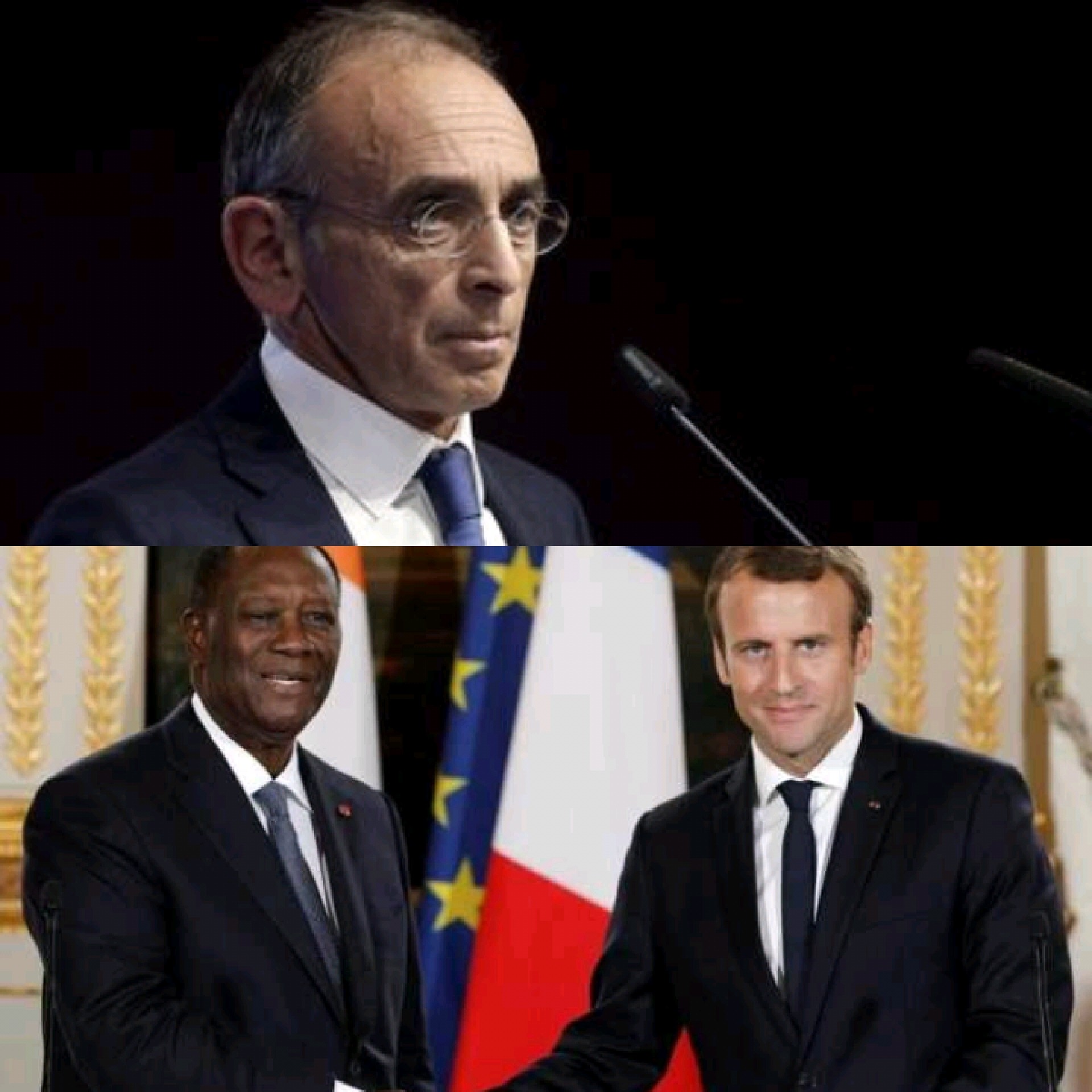 Éric Zemmour dans nos murs : une menace pour le couple Macron-Ouattara ?