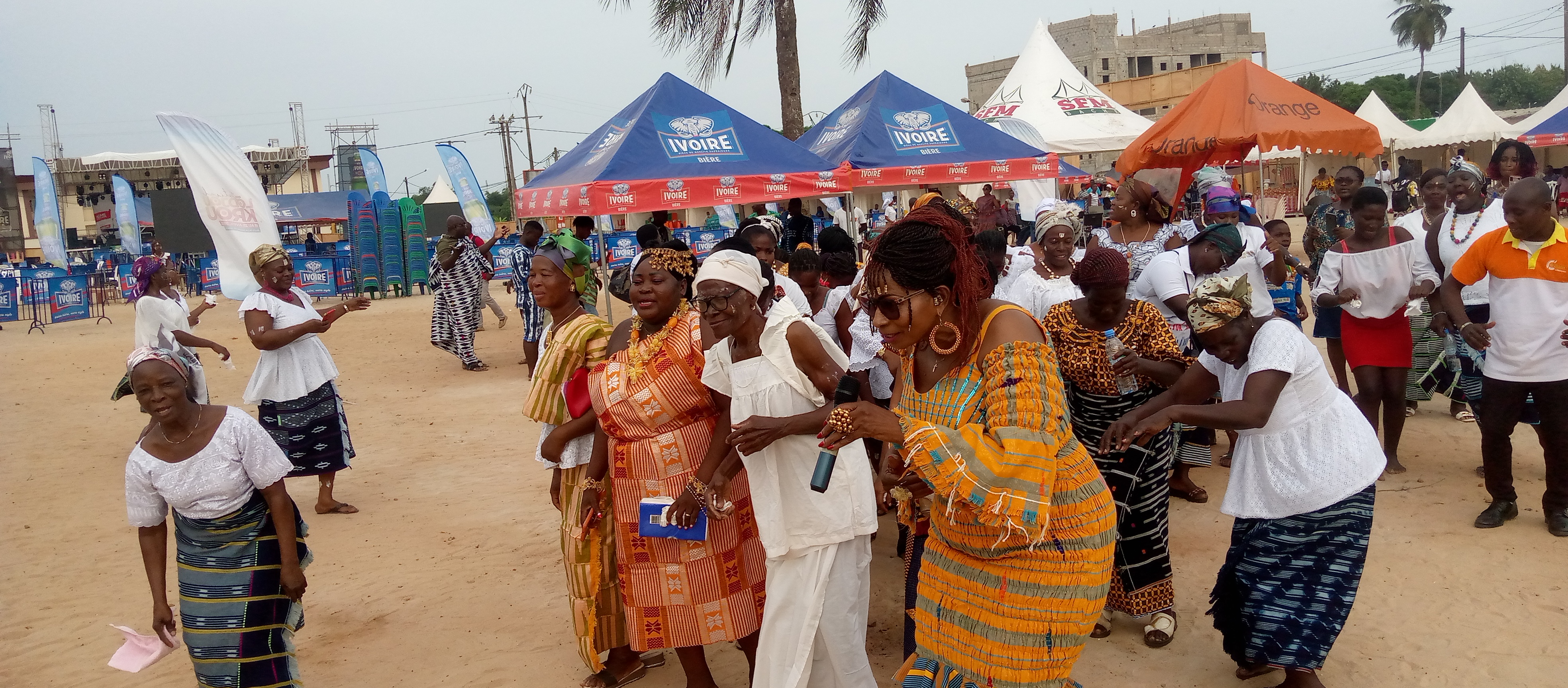 Lodjoukrou festival de Dabou/ La communauté Baoulé fait sensation avec Bella Nika