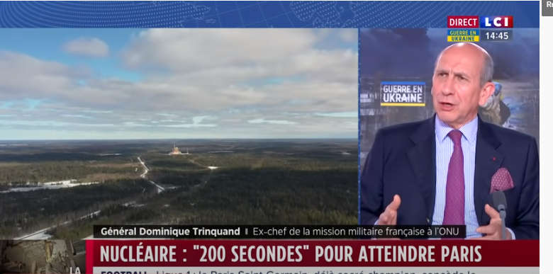 Menaces nucléaires de la Russie/Un Général Français prévient : ‘’Les Russes savent que ce sera la f