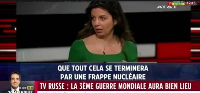 Sur la télévision Russe, une experte prévient : ‘’la 3ème guerre mondiale est plus réaliste’’