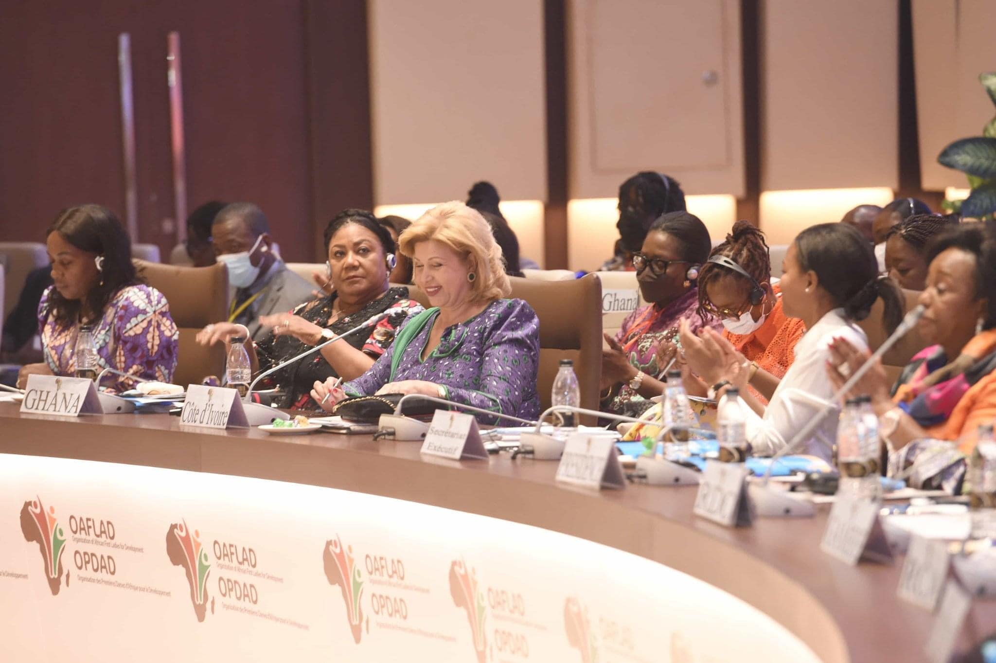 Séjour bien rempli pour la first Lady ivoirienne en République du Congo.