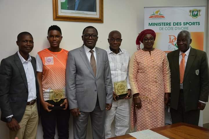 Prix national d'excellence/ Cissé Cheick et Diombo Marcelle reçoivent leurs prix