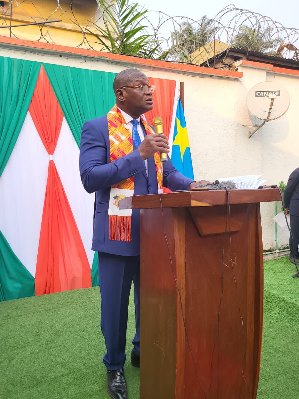 62 ans de l'indépendance ivoirienne en Rdc/ L'ambassadeur vante les mérites du gouvernement et disti