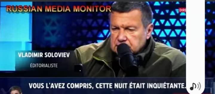 Le propagandiste en chef de Poutine s’attable : ‘’Tout est difficile’’, un ex député : ‘’Impossible