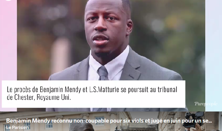 Sport : Procès contre Benjamin Mendy : le verdict est tombé aujourd'hui