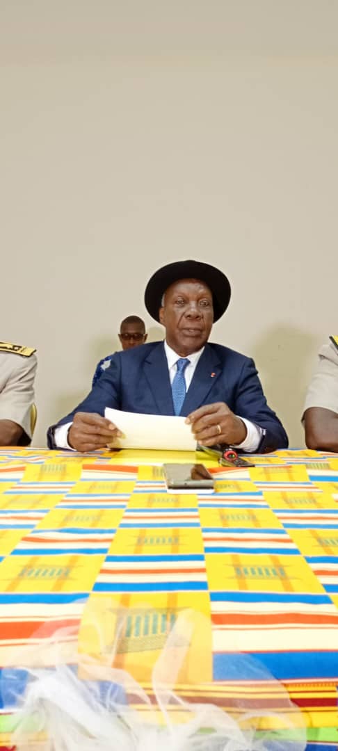 Jacqueville/Pose de la première pierre du projet Adoukro ville nouvelle, écologique et durable/ La c