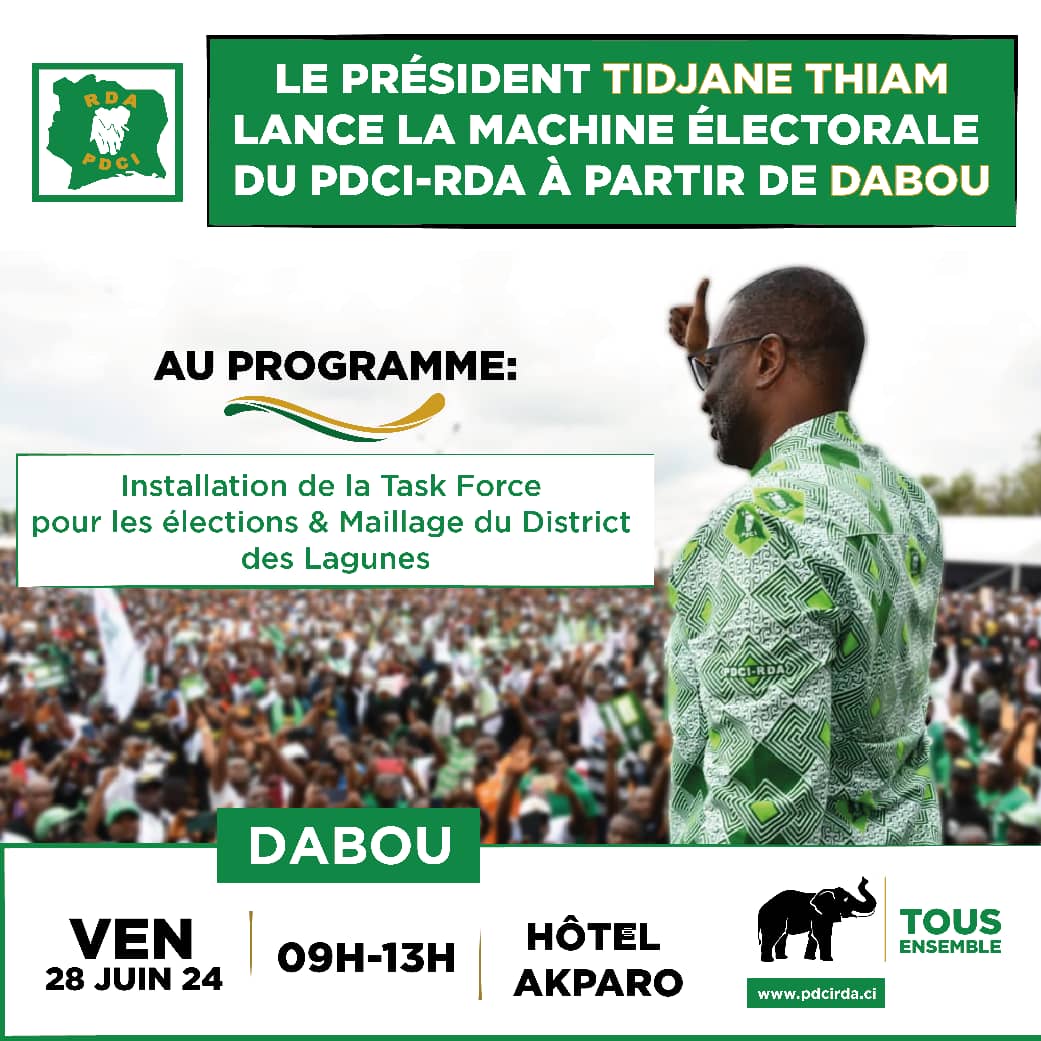 Visite de Tidiane Thiam à Dabou/ Les femmes du Rhdp se lance