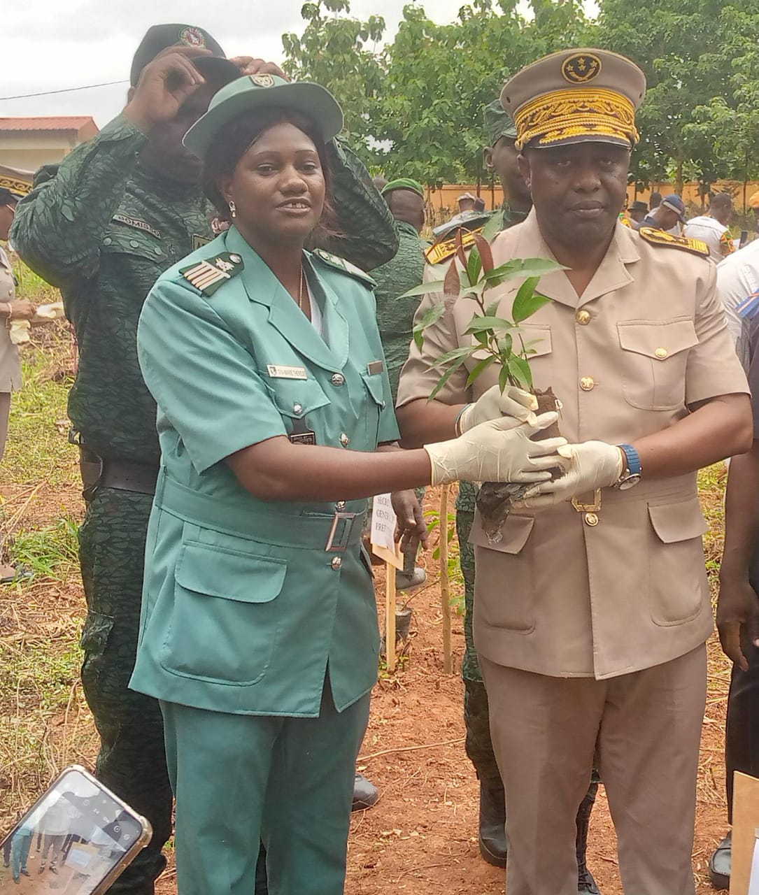 Daoukro/ Célébration de la journée de l'arbre/ La directrice