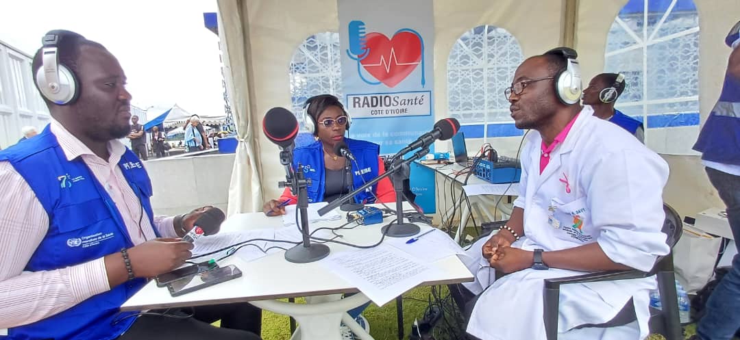 "Radio Santé Côte d'Ivoire : Un engagement sans relâche pour Octobre Rose au côté du CNRAO"