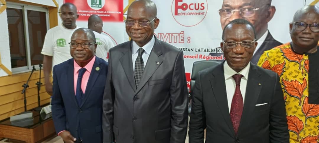 Le ministre N'Guessan Lataille, président du Conseil régiona