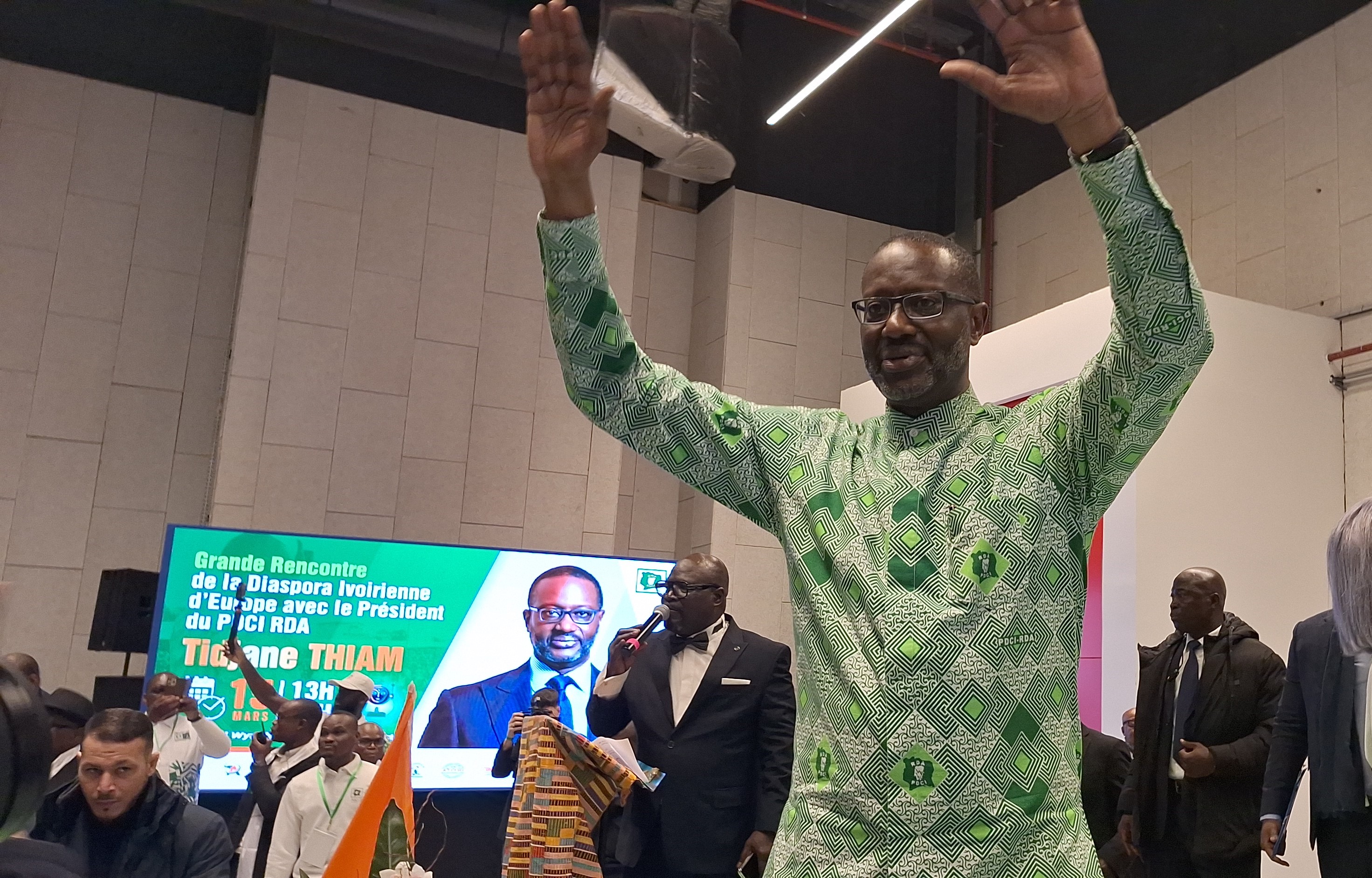 Politique/ Tidjane Thiam galvanise la diaspora ivoirienne à Paris