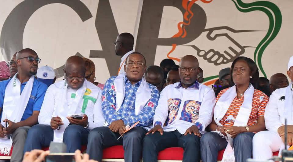 Côte d’ivoire – meeting de la CAP-CI : A l’espace figayo, l’opposition sonne l’alarme d’une démocrat