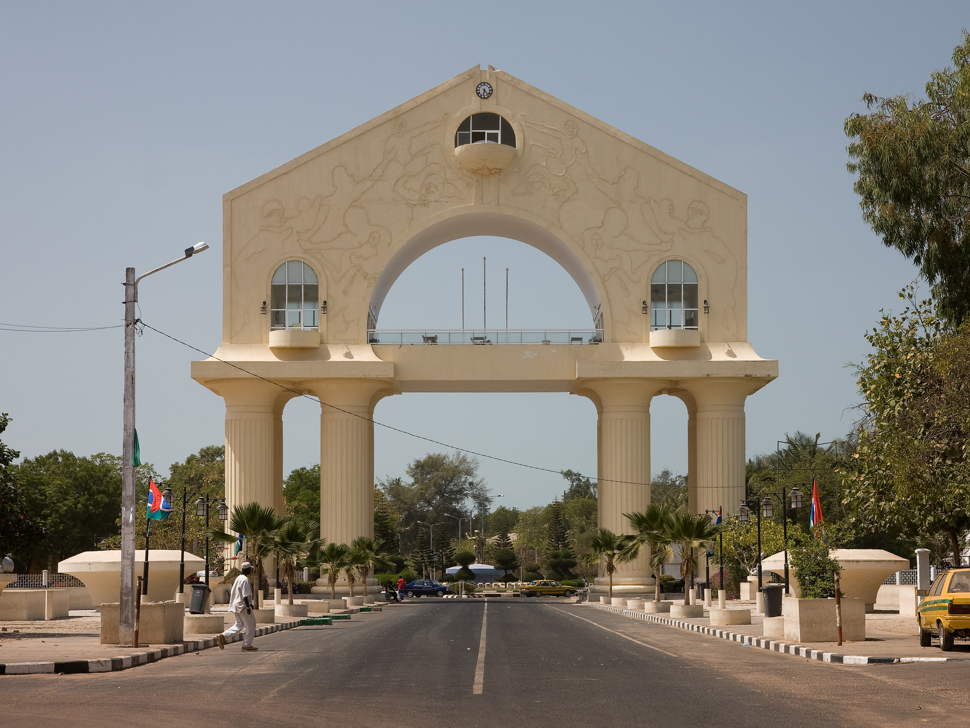 Arch 22, monument emblématique de Banjul, capitale de la Gambie