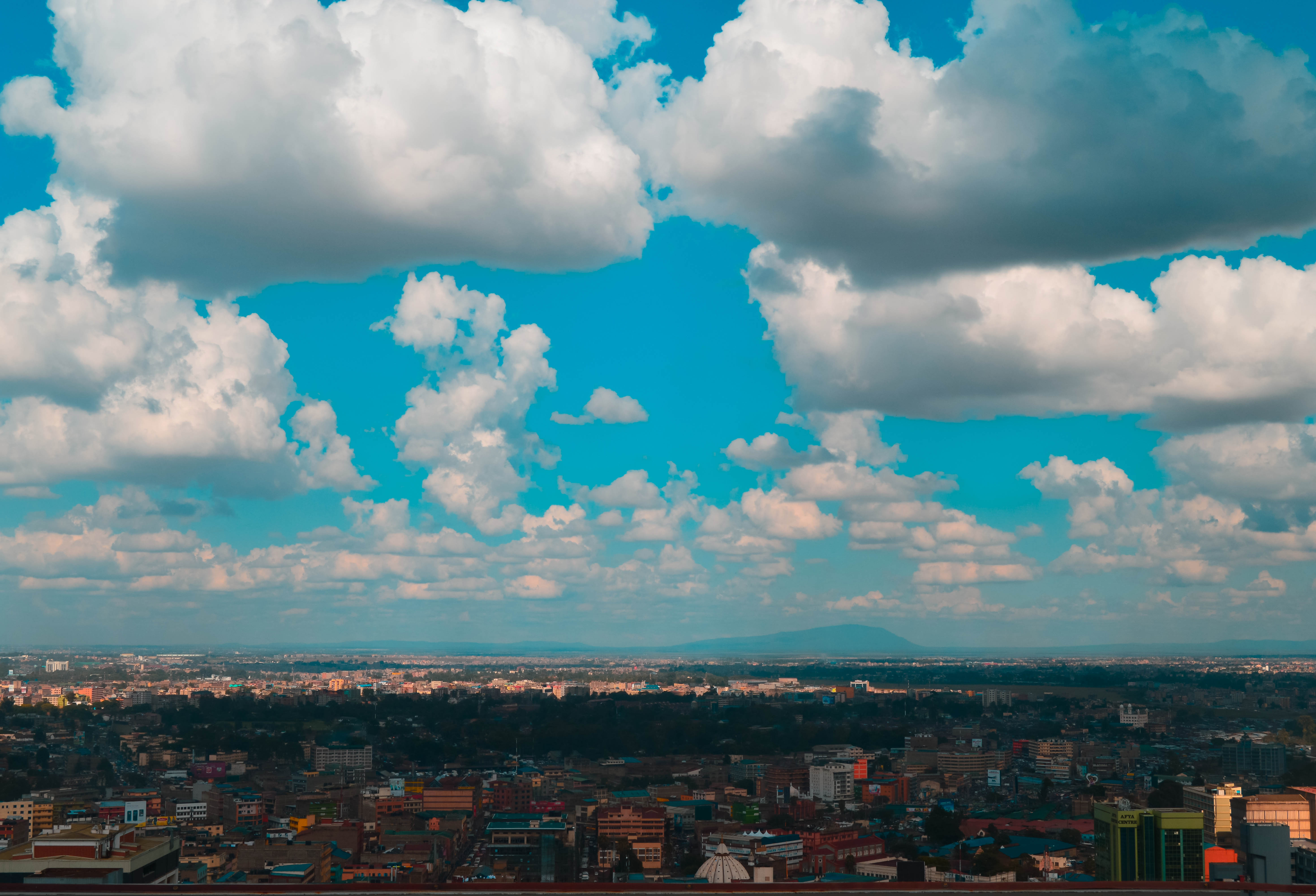 Vue du centre des affaires de Nairobi, capitale du Kenya