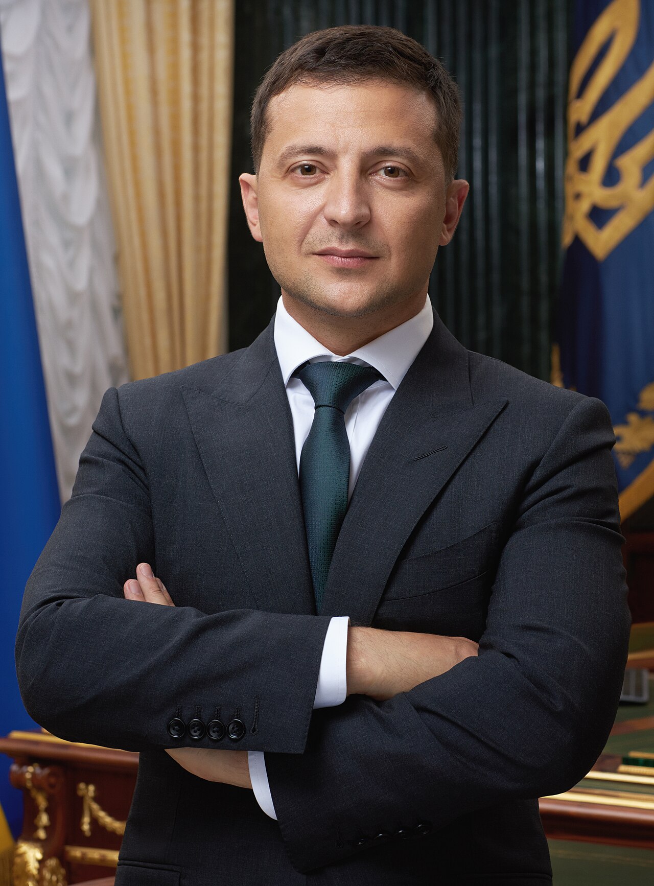 Le président ukrainien Volodymyr Zelensky